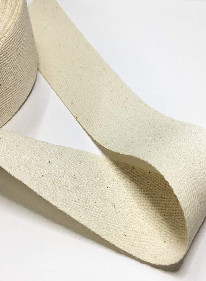 eJoyce شريط قطني مضلع بنمط متعرج، 38 مم (1-1/2 بوصة)، بطول 10 ياردات، SP-2787 (طبيعي) - Image 3